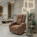 كرسي ريكلاينر كهرباء  MICRO BRWON 