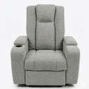 كرسي ريكلاينر كهرباء  MICRO GRAY 