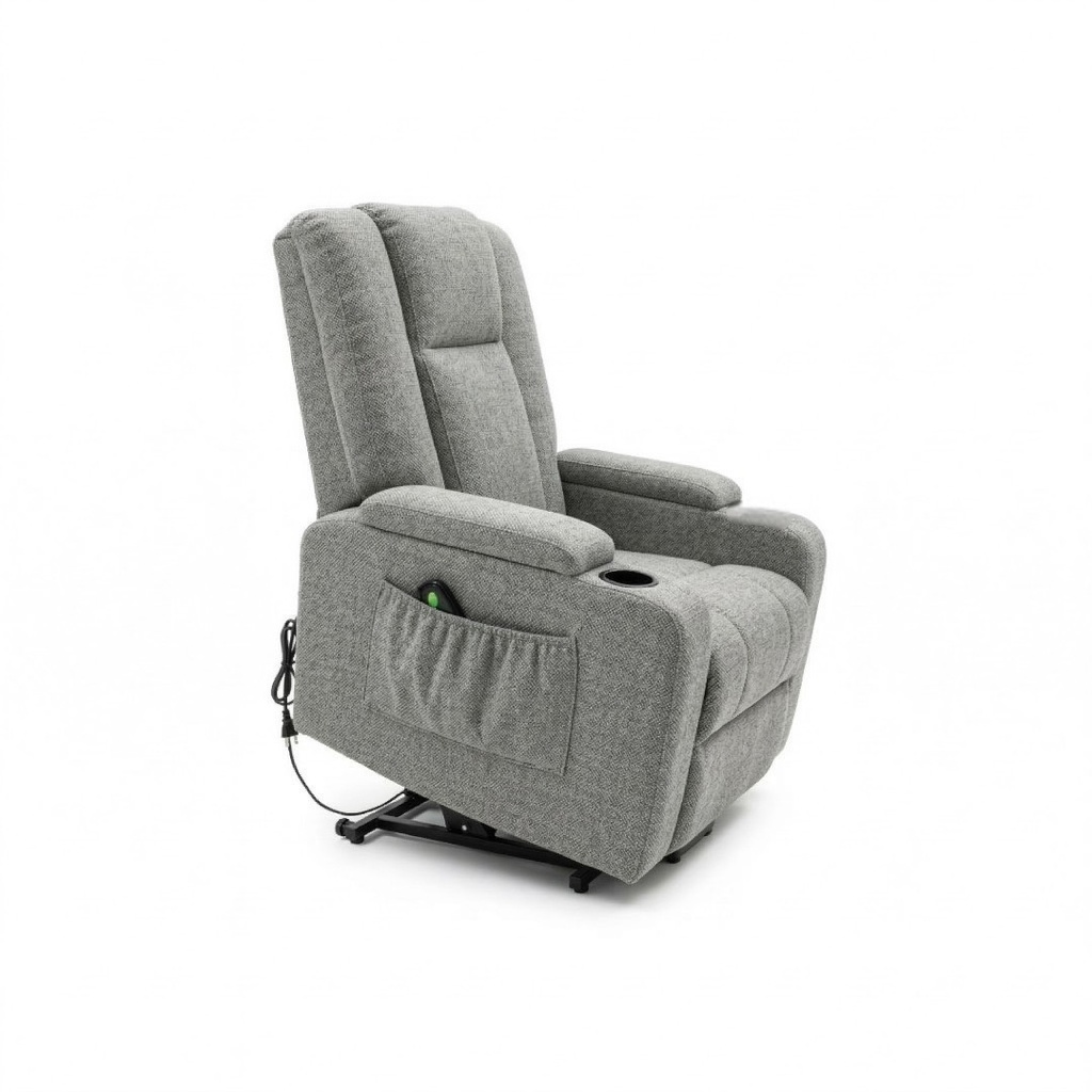 كرسي ريكلاينر كهرباء  MICRO GRAY 