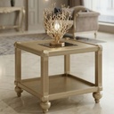 طاولة وسط + 2 جانبيات نيو كلاسيك Queen