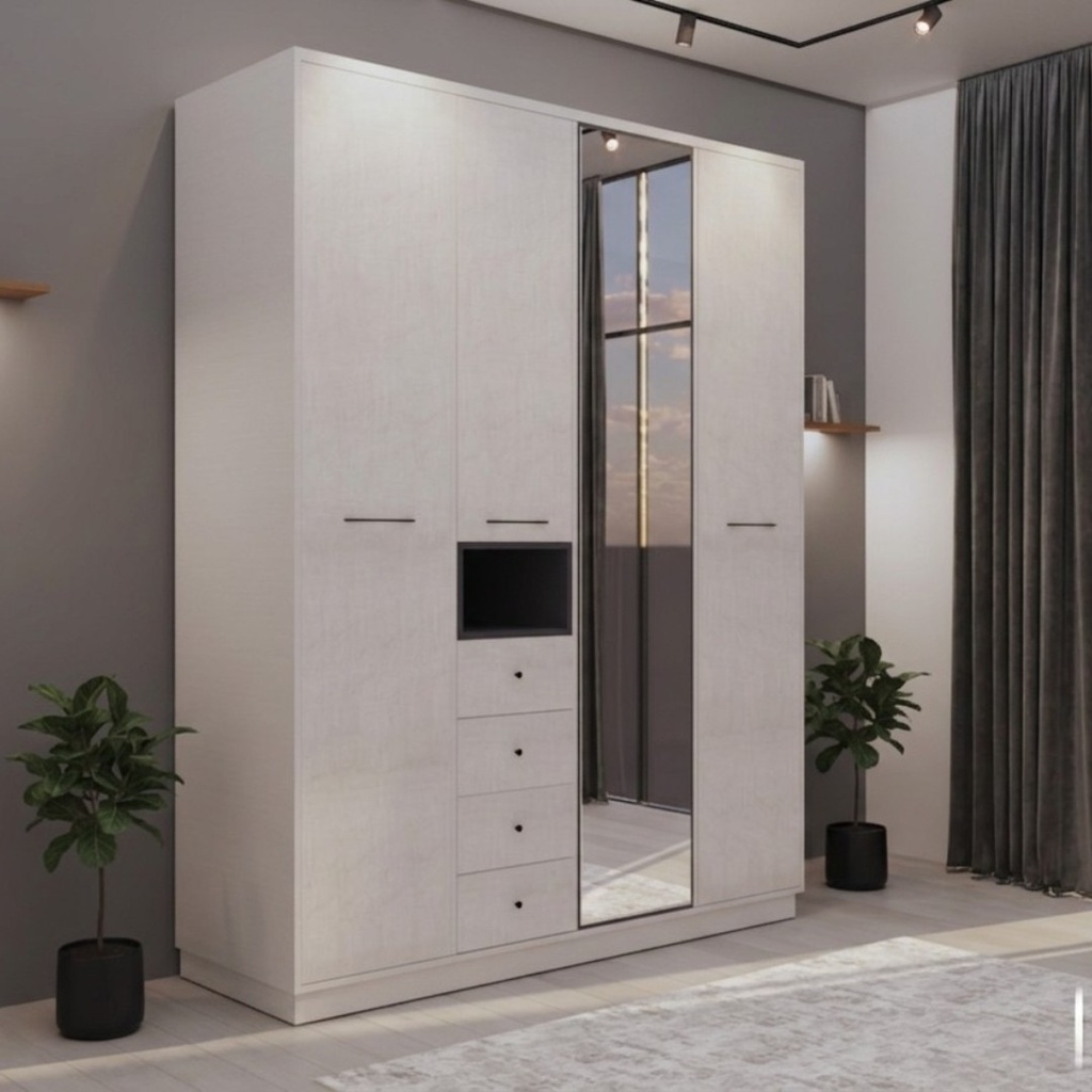 خزانة 4 درف نوم شباب STAR محلي