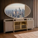 غرفة سفرة كلاسيك CAVE NEW  (فضية + دلسوار + طاولة 8 كراسي)