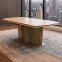 غرفة سفرة كلاسيك CAVE NEW  (فضية + دلسوار + طاولة 8 كراسي)