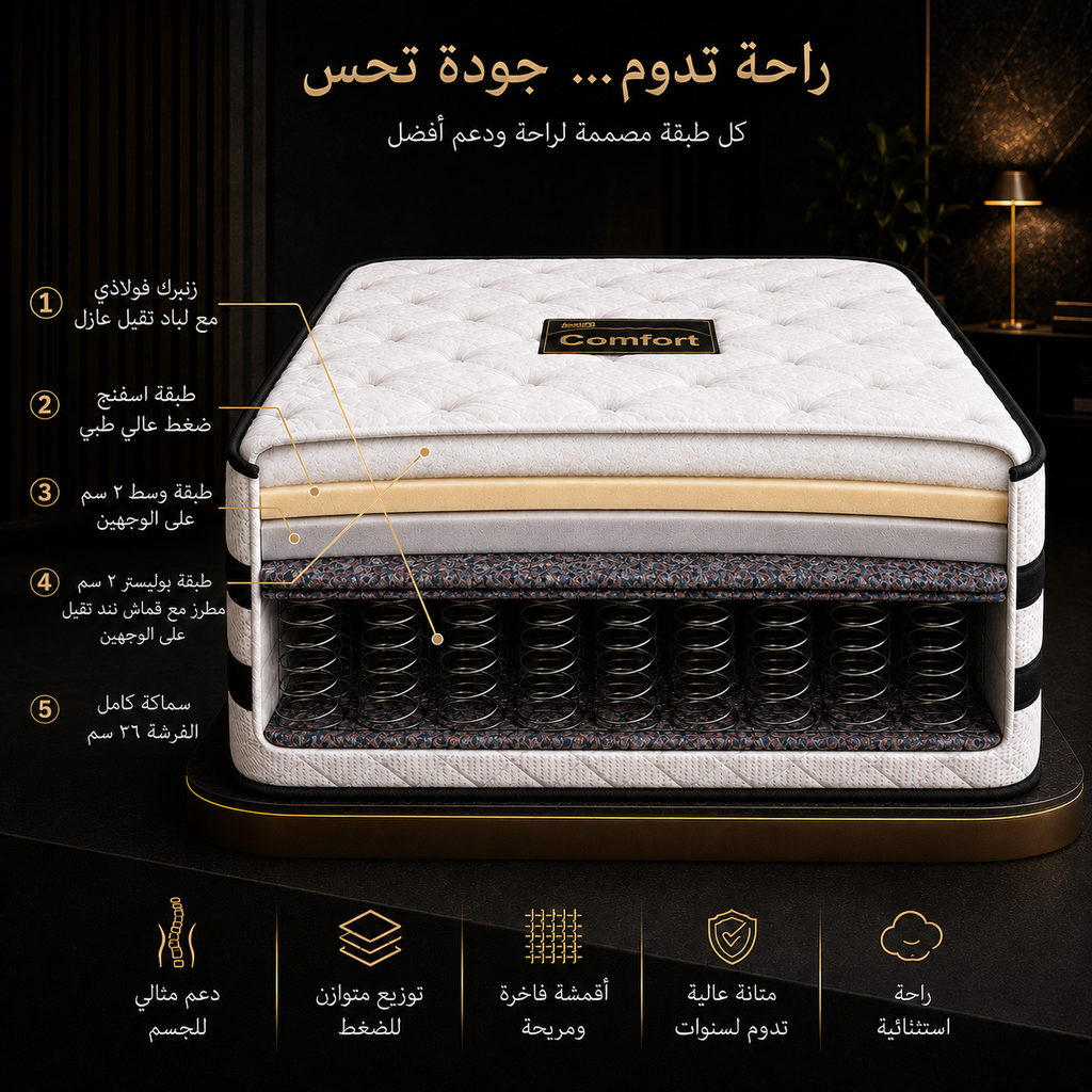 فرشة COMFORT 200*120