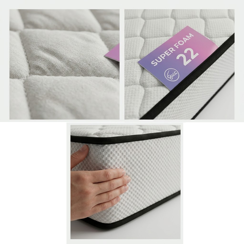 فرشة 90*190 ارتفاع 22 SUPER FOAM