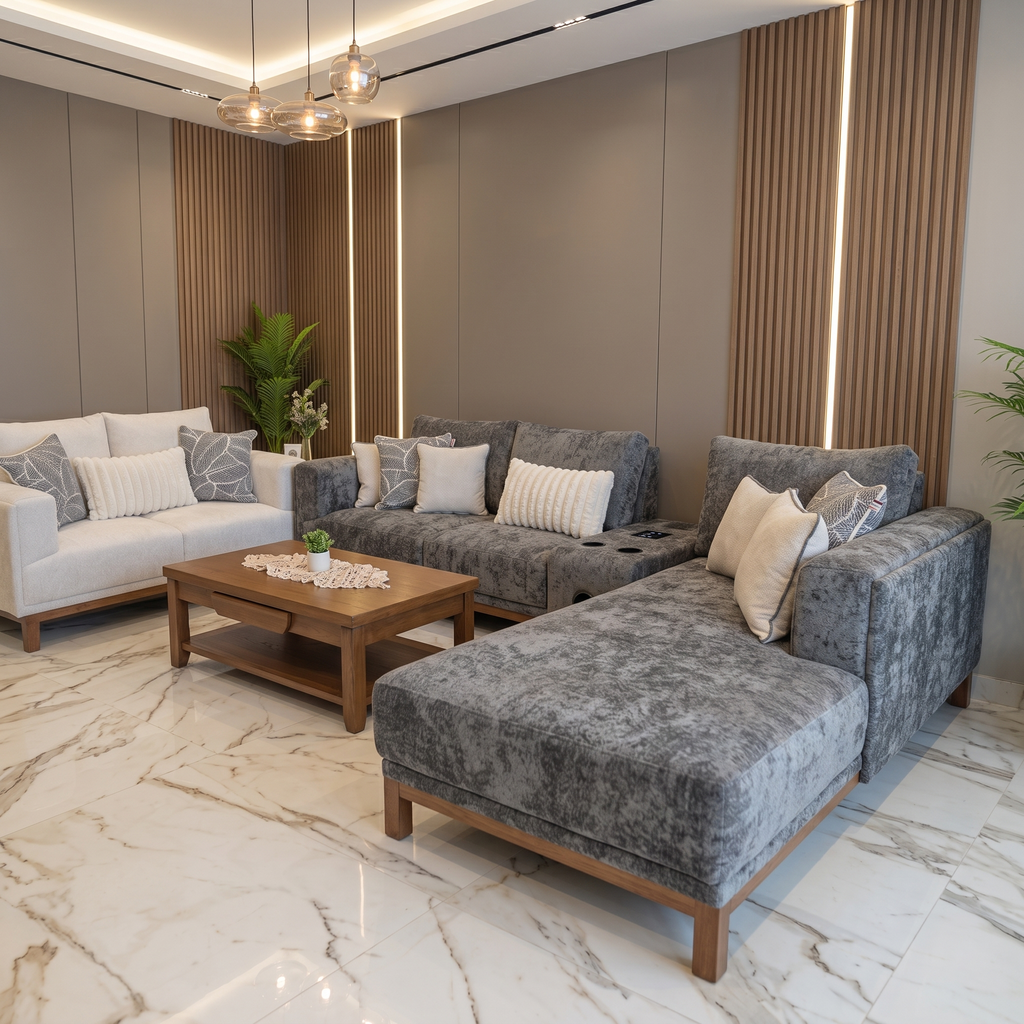 كورنر مودرن NERO NEW  (حرف L + ثنائية)