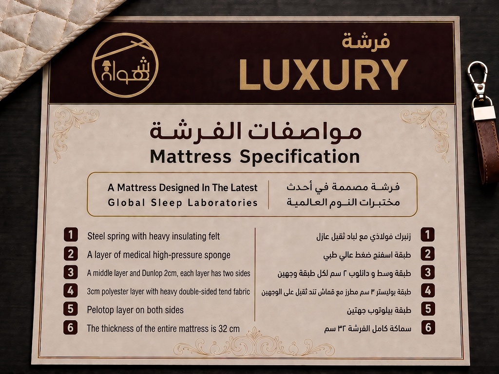فرشه LUXURY 180*200 