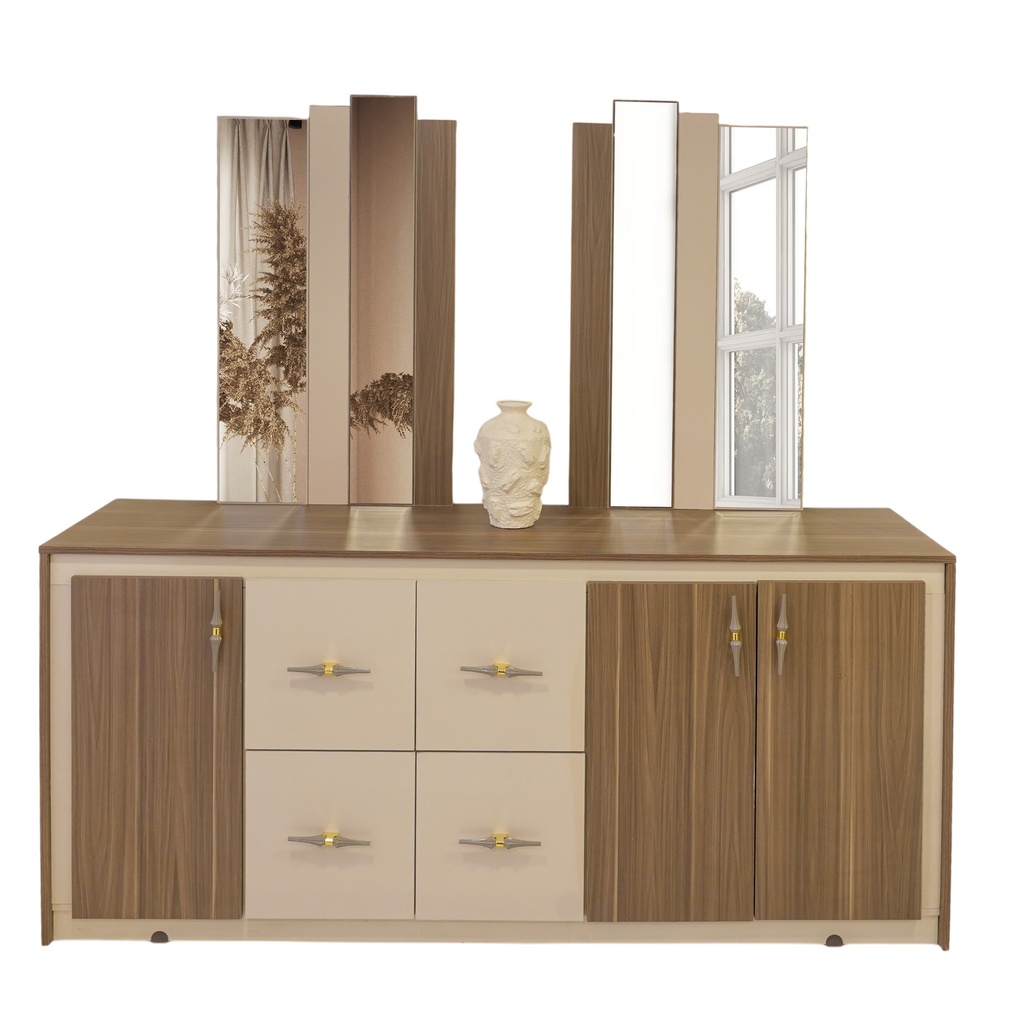 غرفة سفرة ANKRA (دلسوار + طاولة 8 كراسي)