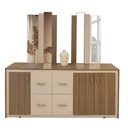 غرفة سفرة ANKRA (دلسوار + طاولة 8 كراسي)