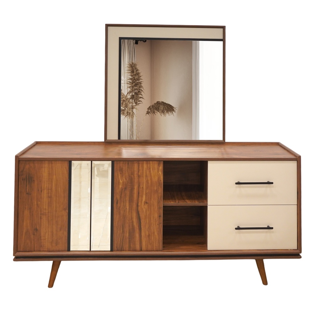 سفرةمودرن FLORA (طاولة +8 كراسي+دلسوار)