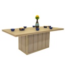 سفرة DAHAB (طاولة سفرة + 8كراسي)