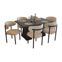 طاولة سفرة + 6 كراسي VEDA NEW 