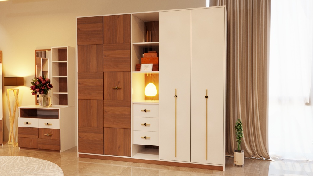 خزانة 5 درف نوم شباب BRUCSEL