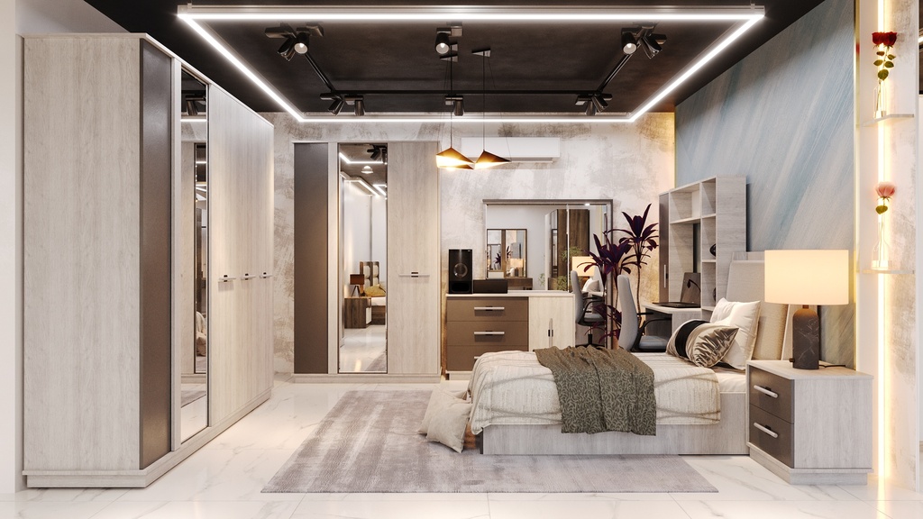 سرير مفرد ونص عادي نوم شباب KEPLER