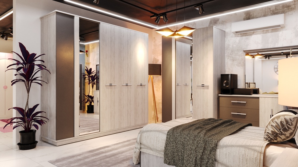 خزانة 4 درف نوم شباب KEPLER