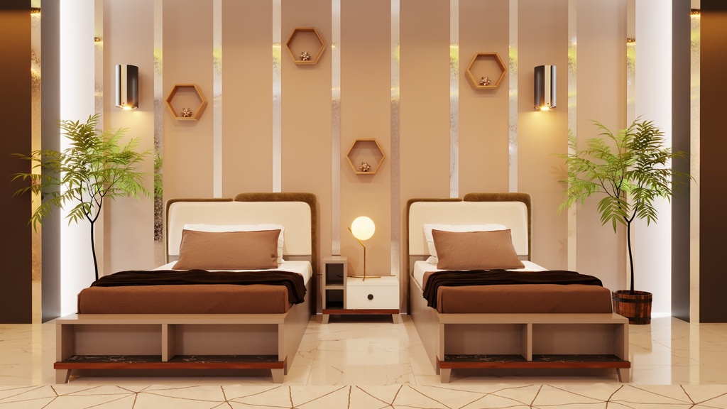 سرير مفرد ونص نوم شباب SECRET