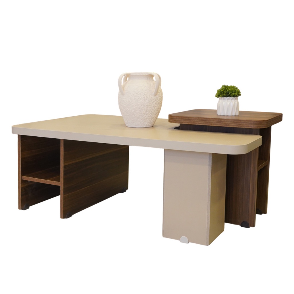 طاولة وسط + جانبية JADOUR 