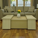 طاولة وسط متداخلة 4+1 SQUARE