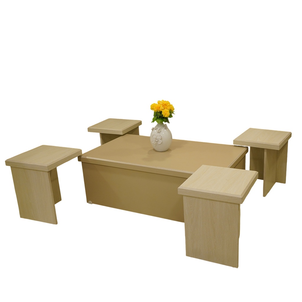 طاولة وسط متداخلة 4+1 SQUARE