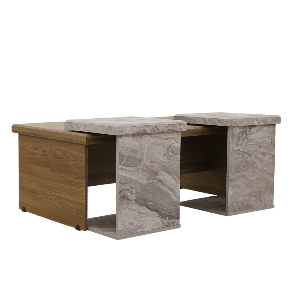 طاولة وسط + 2 جانبيات متداخلة HERMES NEW 