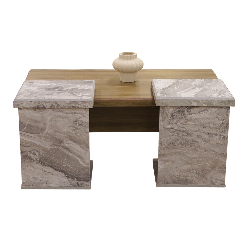 طاولة وسط + 2 جانبيات متداخلة HERMES NEW 