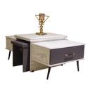 طاولة وسط  +جانبية متداخلة VISTA 