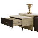 طاولة وسط  +جانبية متداخلة VISTA 