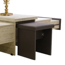 طاولة وسط  +جانبية متداخلة VISTA 