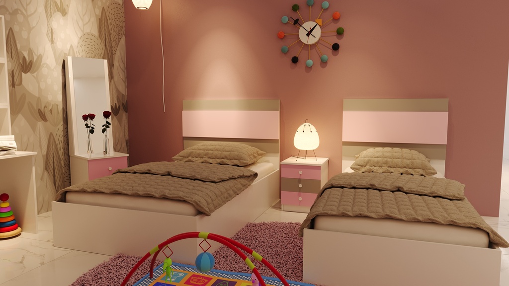 سرير مفرد ونص نوم شباب BANA