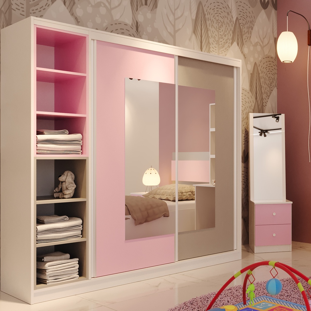 خزانة بابين سحاب نوم شباب BANA