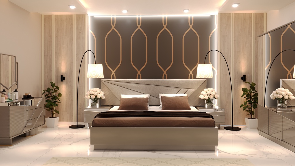 غرفة نوم ماستر نيو كلاسيك DESIGN