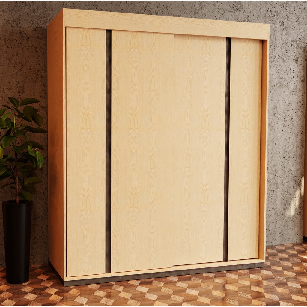 خزانة بابين سحاب نوم شباب مودرن HARMONY