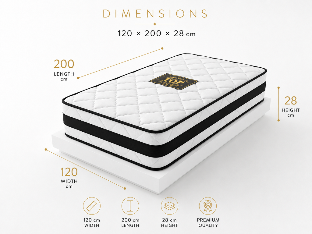 فرشة 120*200 TOP MATTERS بولوتب 