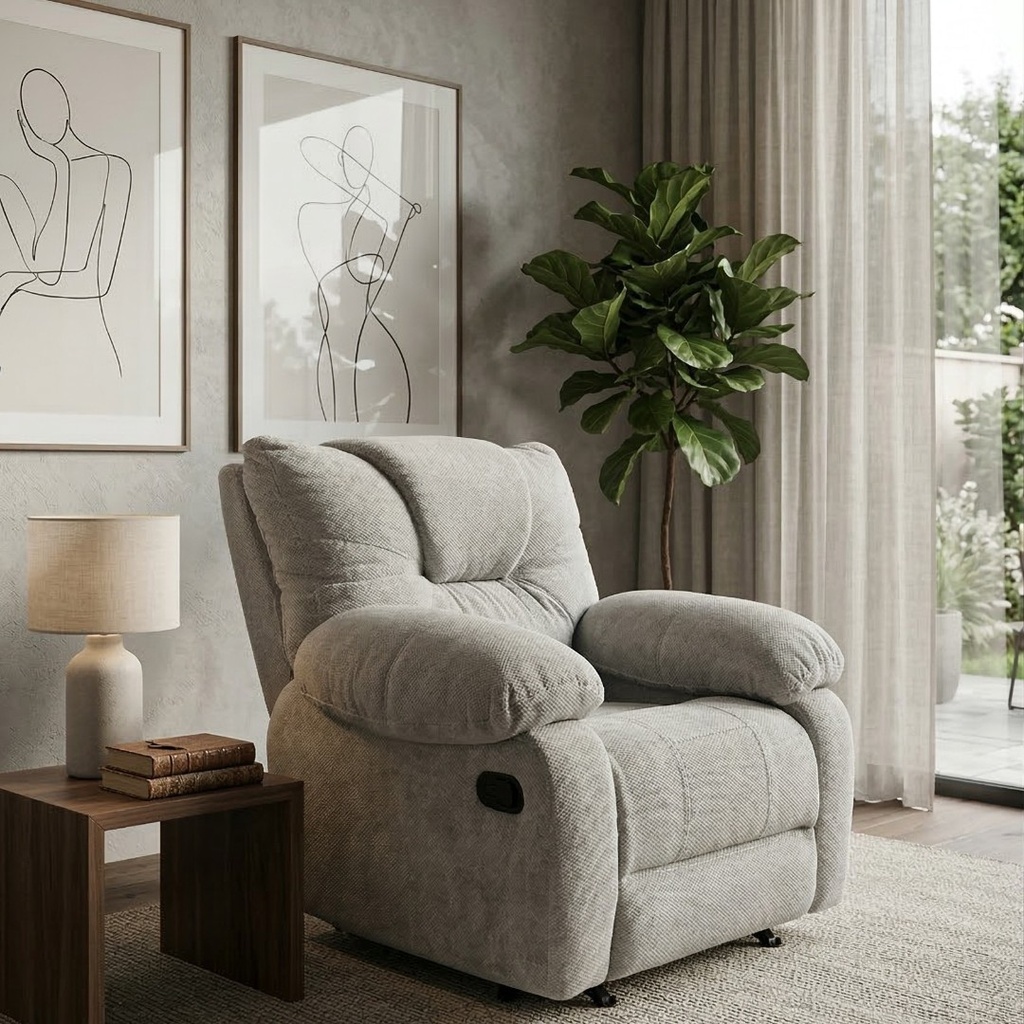 كرسي ريكلاينر FLOW GRAY 