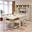 سفرة ATLAS NEW (دلسوار + طاولة 8 كراسي)