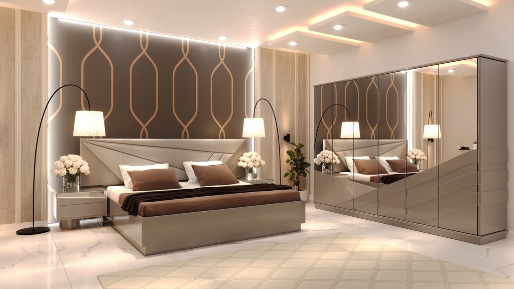 غرفة نوم ماستر نيو كلاسيك DESIGN