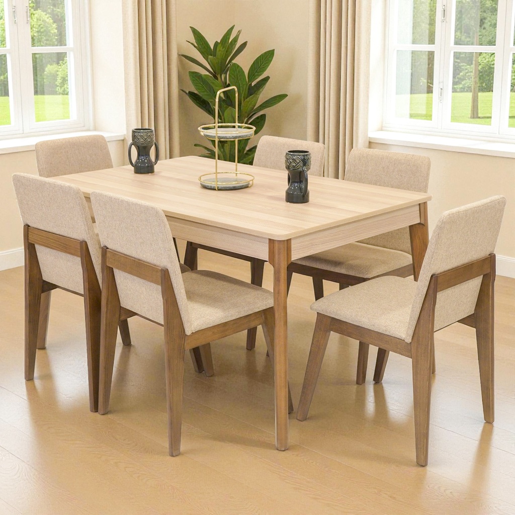 سفرة ALFA NEW مودرن 6 كراسي