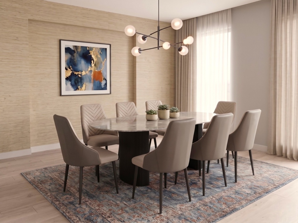 طاولة + 8 كراسي LY06+805 