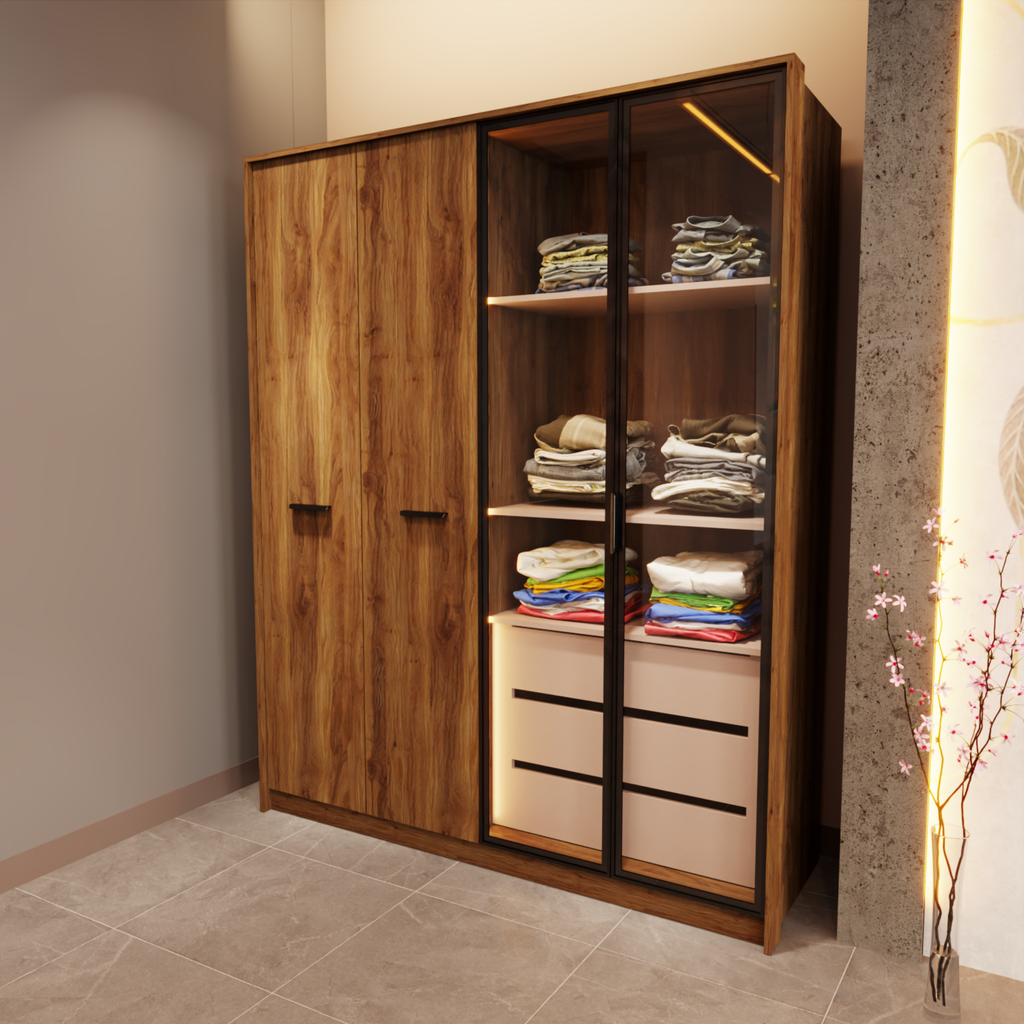 خزانة 4 درف نوم شباب DRAY 