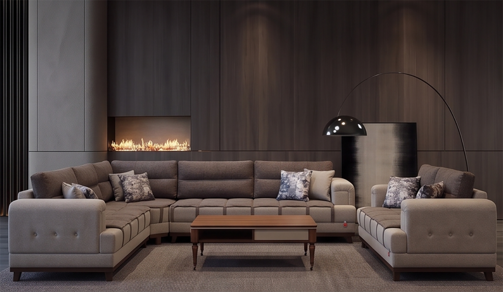 كورنر مودرن SEWAR ULTRA (حرف L + ثنائية)