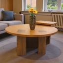 طاولة وسط + جانبية مودرن LINE 