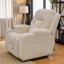 كرسي ريكلانير كهرباء MELLOW بيج 