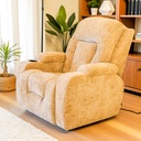 كرسي ريكلانير كهرباء MELLOW بني 