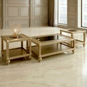 طاولة وسط + 2 جانبيات نيو كلاسيك Queen